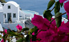 Island of Santorini Cliff View Greece stock photos